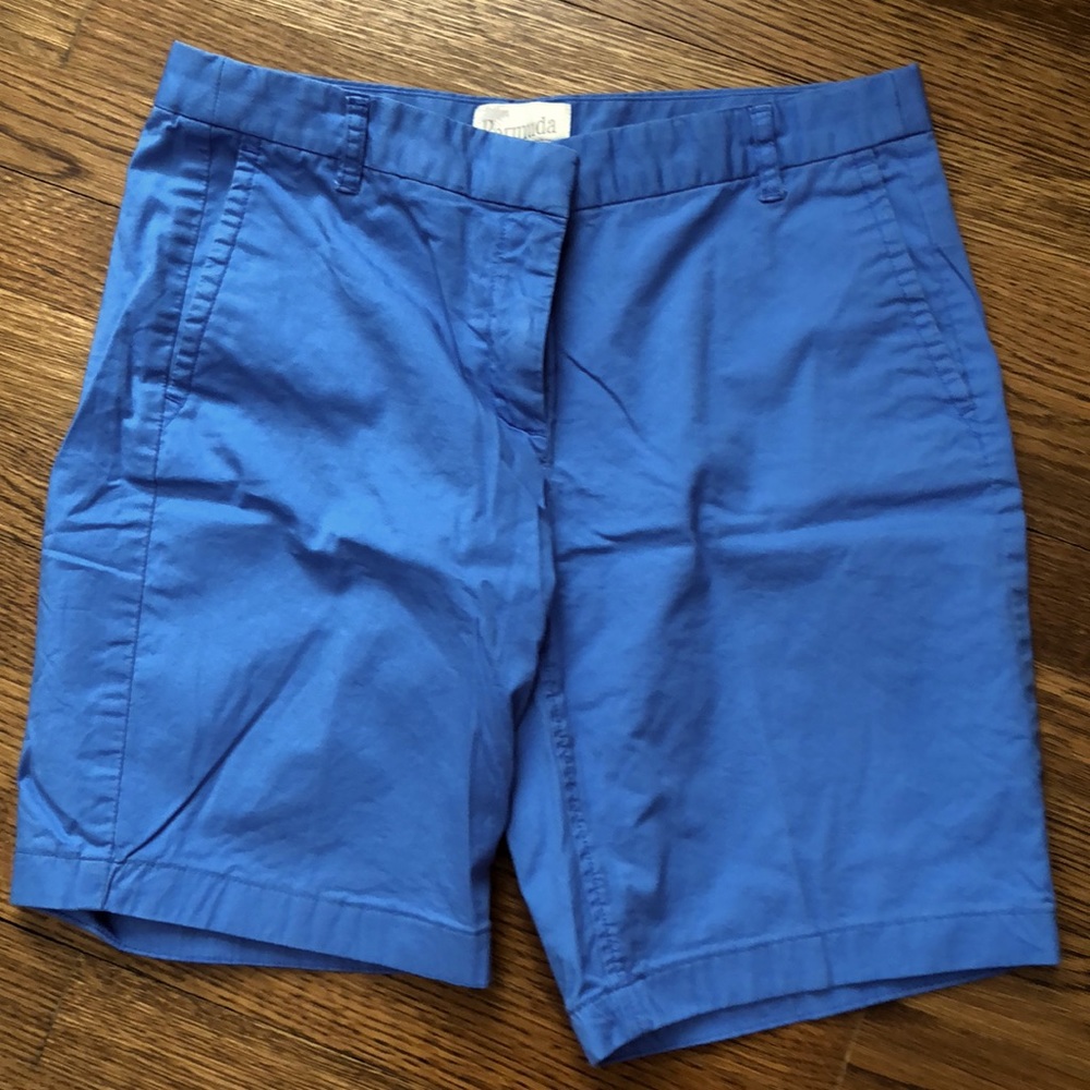 JCrew coastal blue bermuda shorts - Sz 4